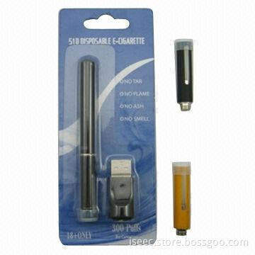 Electronic Cigarette, Refill and Rechargeable E-cigarette 510 (Blister D003)